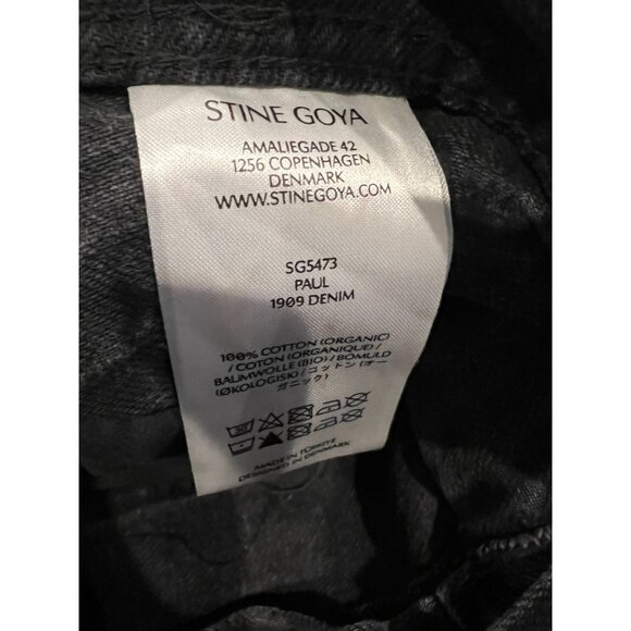 STINE GOYA Paul, 1909 Denim - Wide leg black jeans size 27 NWOT - Picture 13 of 13